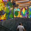 La estación Auditorio del Metro fue renovada con vitrales artesanales, nuevos pisos y señalética bilingüe rumbo al Mundial 2026. Cuartoscuro