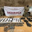 El hallazgo se produjo luego que presuntos delincuentes abandonaran los vehículos en los que viajaban tras detectar la presencia de los uniformados (Foto: Especial)