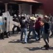Comuneros de Sevina protestaron en Morelia para exigir seguridad ante la violencia del crimen organizado. Foto Redes Sociales Comuneros de Sevina protestaron en Morelia para exigir seguridad ante la violencia del crimen organizado. Foto Redes Sociales