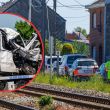 Choque entre tren y camioneta escolar deja cuatro muertos en Bélgica. (EFE)