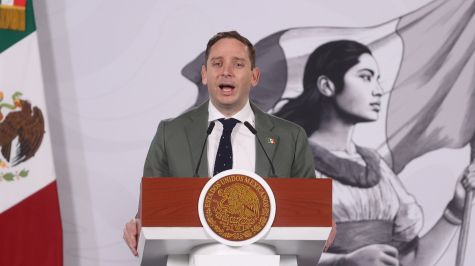 Eduardo Clark García Dobarganes, subsecretario de Salud, explicó los requisitos para las recetas de medicamentos a domicilio (Foto Cuartoscuro)
