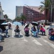 Integrantes de la CNTE avanzan sobre Paseo de la Reforma rumbo a Segob; la circulación permanece afectada en la zona centro de CDMX. Cuartoscuro