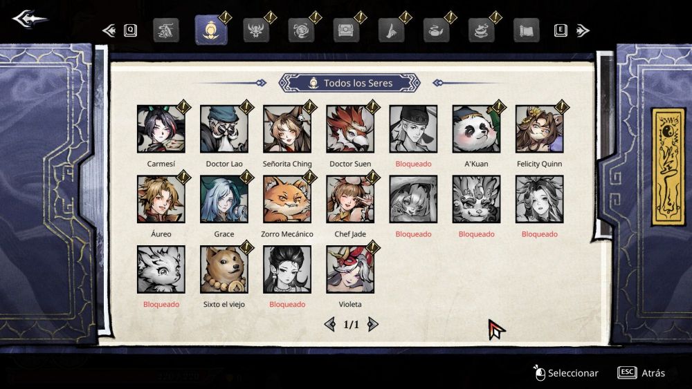 Realm of Ink personajes Realm of Ink personajes