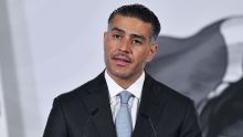 El secretario Omar García Harfuch presentó resultados históricos de seguridad (Foto Cuartoscuro)
