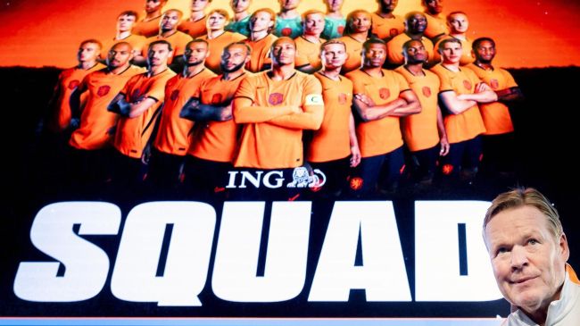 Países Bajos presentó a sus 26 representantes para este Mundial. EFE