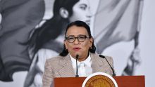 La secretaria de Gobernación Rosa Icela Rodríguez aseguró que se aceleró el diálogo con la CNTE (Foto Cuartoscuro)