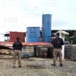 El operativo realizado en Tihuatlán resultó en la detención de 12 presuntos responsables. Foto FGR