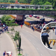 Integrantes de la CNTE cerraron ambos sentidos de Circuito Interior en protesta por las agresiones registradas en Oaxaca. 