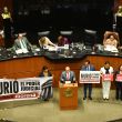 Con protestas de la oposición, esta noche se discute en el pleno del Senado la iniciativa de reforma judicial (Foto Cuartoscuro)