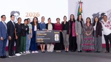 Sheinbaum felicitó a las cuatro ganadoras del concurso Representa a México en la Inauguración del Mundial (especial)