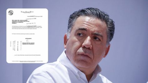 Senador Enrique Inzunza se reincorpora a su escaño tras licencia de menos de 24 horas. (Cartoscuro y especial)