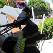 Una explosión por pirotecnia almacenada movilizó a bomberos y Protección Civil en un campamento de limpia de Benito Juárez. @JefeVulcanoCova