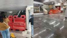 Trenes saturados, filas y reclamos marcaron las primeras horas del cierre parcial de la Línea 2 del Metro.