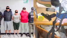 Cateo en Iztapalapa deja tres detenidos; autoridades aseguran droga, cartuchos y un arma de fuego. SSC
