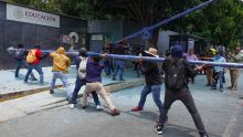 Sheinbaum niega represión pese a provocación en protestas de la CNTE antes del Mundial. Foto: Cuartoscuro