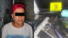 Autoridades federales y capitalinas aseguraron droga, un arma de fuego y detuvieron a una mujer durante dos cateos realizados en las alcaldías Cuauhtémoc y Gustavo A. Madero. SSC