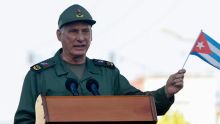 Díaz Canel afirma que Trump busca un pretexto para intervenir en Cuba, pero que su gobierno prefiere el diálogo. (EFE)