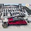 Aseguran arsenal con ametralladoras y lanzagranadas en Badiraguato, Sinaloa. (SSPC)