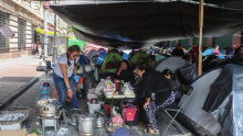 Los campamentos de la CNTE permanecen instalados en el corazón de la capital mientras crece la expectativa por las movilizaciones de la próxima semana. Cuartoscuro
