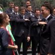 Guillermo Ochoca fue el abanderado de la Selección Mexicana. Gobierno de México