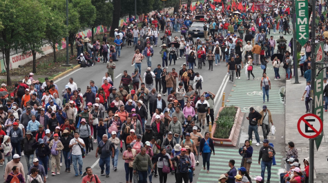 Se prevé que la movilización cause severas afectaciones viales en Paseo de la Reforma y calles circundantes. Cuartoscuro
