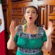 Clara Brugada, confirmó esta mañana la apertura del Fan Fest en el Zócalo capitalino Foto: Captura de pantalla