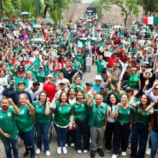 Raciel Pérez inaugura festejos mundialistas en Tenayuca, Barrio Mágico