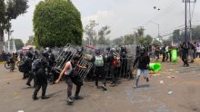 Durante las protestas ocho personas fueron detenidas y cuatro más presentadas ante un juez cívico. Foto Cuarto Oscuro