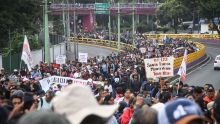 Por margen mínimo, maestros de Oaxaca rechazan levantar el plantón. (Cuartoscuro)
