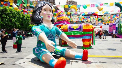 Afición vive el FIFA Fan Fest en el Zócalo, CDMX (Foto: Brandon Díaz de León)