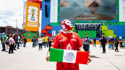 Afición vive el FIFA Fan Fest en el Zócalo, CDMX (Foto: Brandon Díaz de León)
