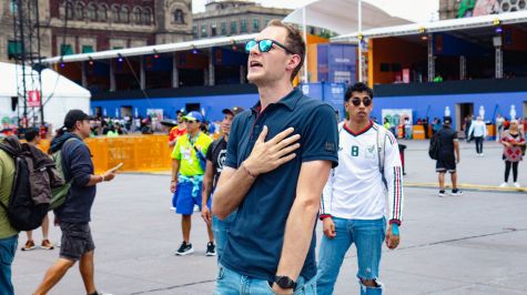 Afición vive el FIFA Fan Fest en el Zócalo, CDMX (Foto: Brandon Díaz de León)