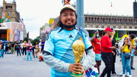 Afición vive el FIFA Fan Fest en el Zócalo, CDMX (Foto: Brandon Díaz de León)
