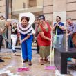 Clara Brugada encabezó la limpieza del Centro Histórico tras salida de la CNTE. Foto Especial Clara Brugada encabezó la limpieza del Centro Histórico tras salida de la CNTE. Foto Especial