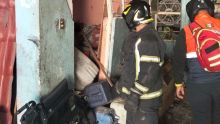 Explosión en Iztapalapa deja dos adultos mayores heridos. Foto Especial