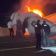 Jet privado reportó fallas mecánicas antes de estrellarse en autopista de Laredo, Texas. (redes sociales) Jet privado reportó fallas mecánicas antes de estrellarse en autopista de Laredo, Texas. (redes sociales)