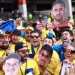La afición de Colombia toma el Estadio Azteca. MexSport La afición de Colombia toma el Estadio Azteca. MexSport