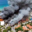 Incendio resort Viva Wyndham Dominicus Beach en la República Dominicana Incendio resort Viva Wyndham Dominicus Beach en la República Dominicana
