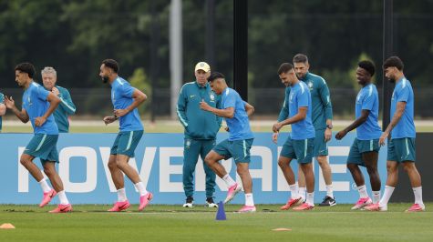 Entrenamiento selección nacional de Brasil en Morristown: EFE