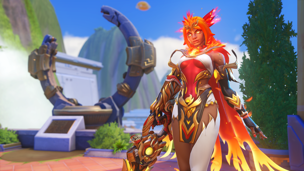 Overwatch Temporada 3 Skin mitica Illari Ascendant Phoenix Overwatch Temporada 3 Skin mitica Illari Ascendant Phoenix