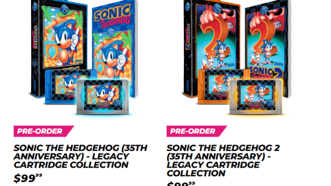 Sonic the hedgehog colección iam8bit