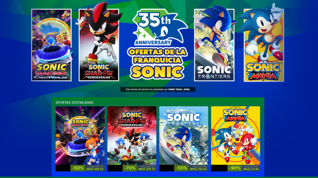 Ofertas en steam sonic
