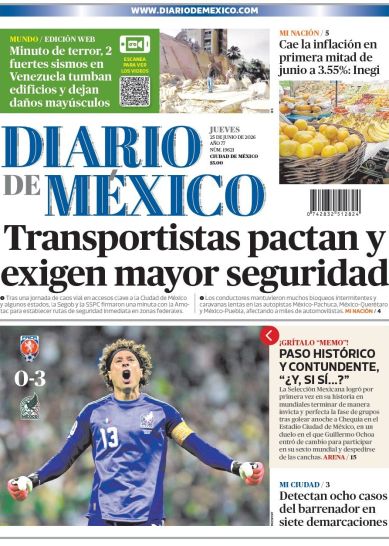 Edición impresa 25/06/26