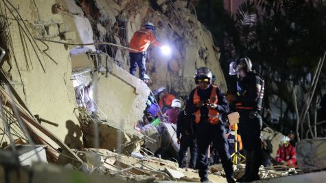 Las labores de rescate en Venezuela