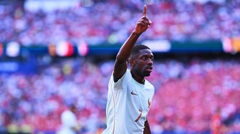 Dembelé, autor de tres goles en el duelo ante Noruega. MexSport