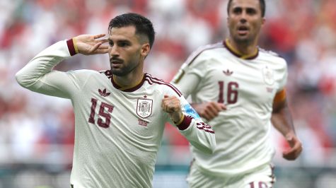 El gol de Álex Baena le dio el triunfo a España y el primer lugar del Grupo H (EFE)