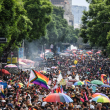 La SECGOB anunció un operativo especial para la Marcha del Orgullo en la CDMX, con 120 servidores públicos encargados de inhibir la venta de alcohol y acompañar la movilización. (Foto: Cuartoscuro/Archivo)