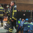 Bomberos controlaron el incendio registrado en la bodega de un restaurante en Santa Fe, donde fueron evacuadas 800 personas como medida preventiva. (Foto: @SGIRPC_CDMX)
