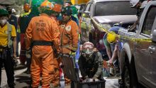 El grupo de rescate mexicano conocido como “Los Topos” arribó a la ciudad de Valencia para trasladarse de inmediato a la localidad de La Guaira (Foto: EFE)