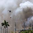 Incendio Atlantic en los Everglades: 180 acres bajo fuego por sequía extrema (Foto EFE)